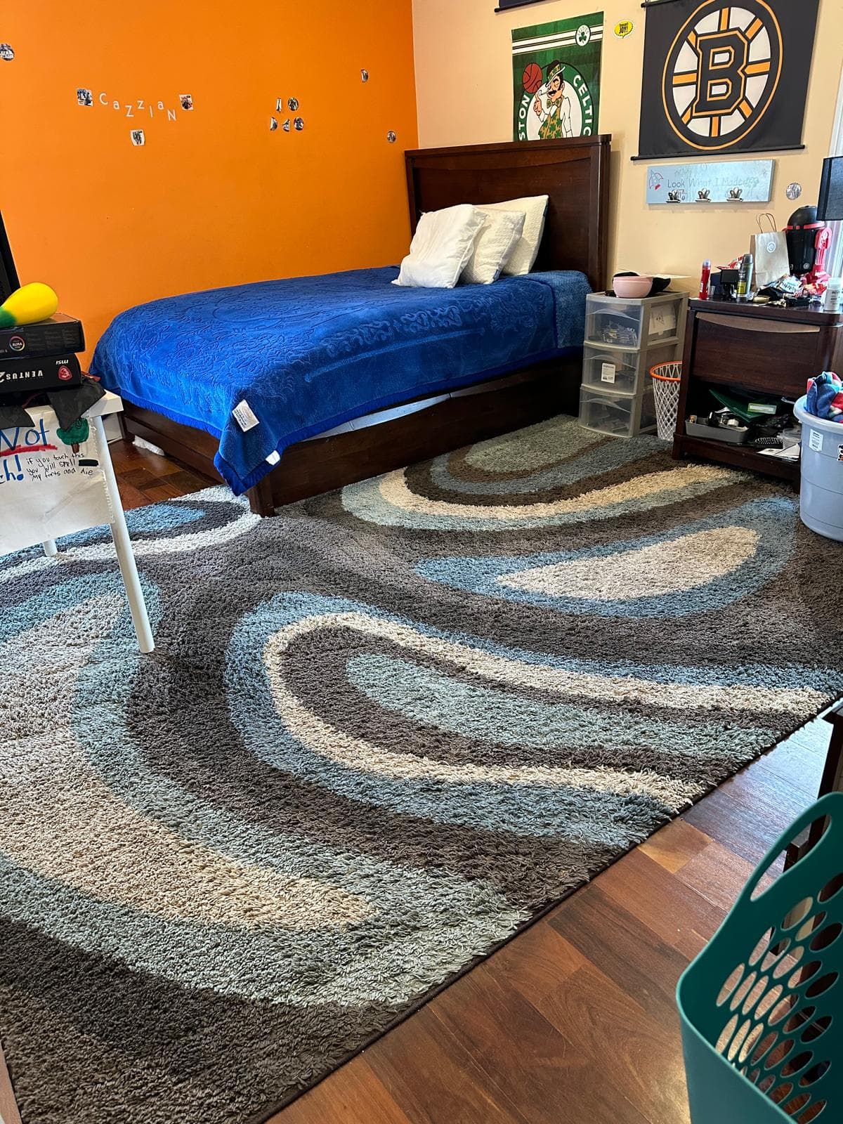 After: Room before and after cleaning